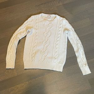 XS cozy cream knit GAP sweater.